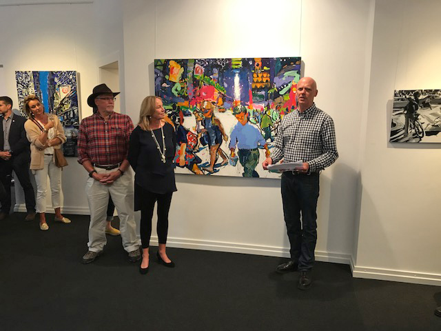 Tom Speaking at opening