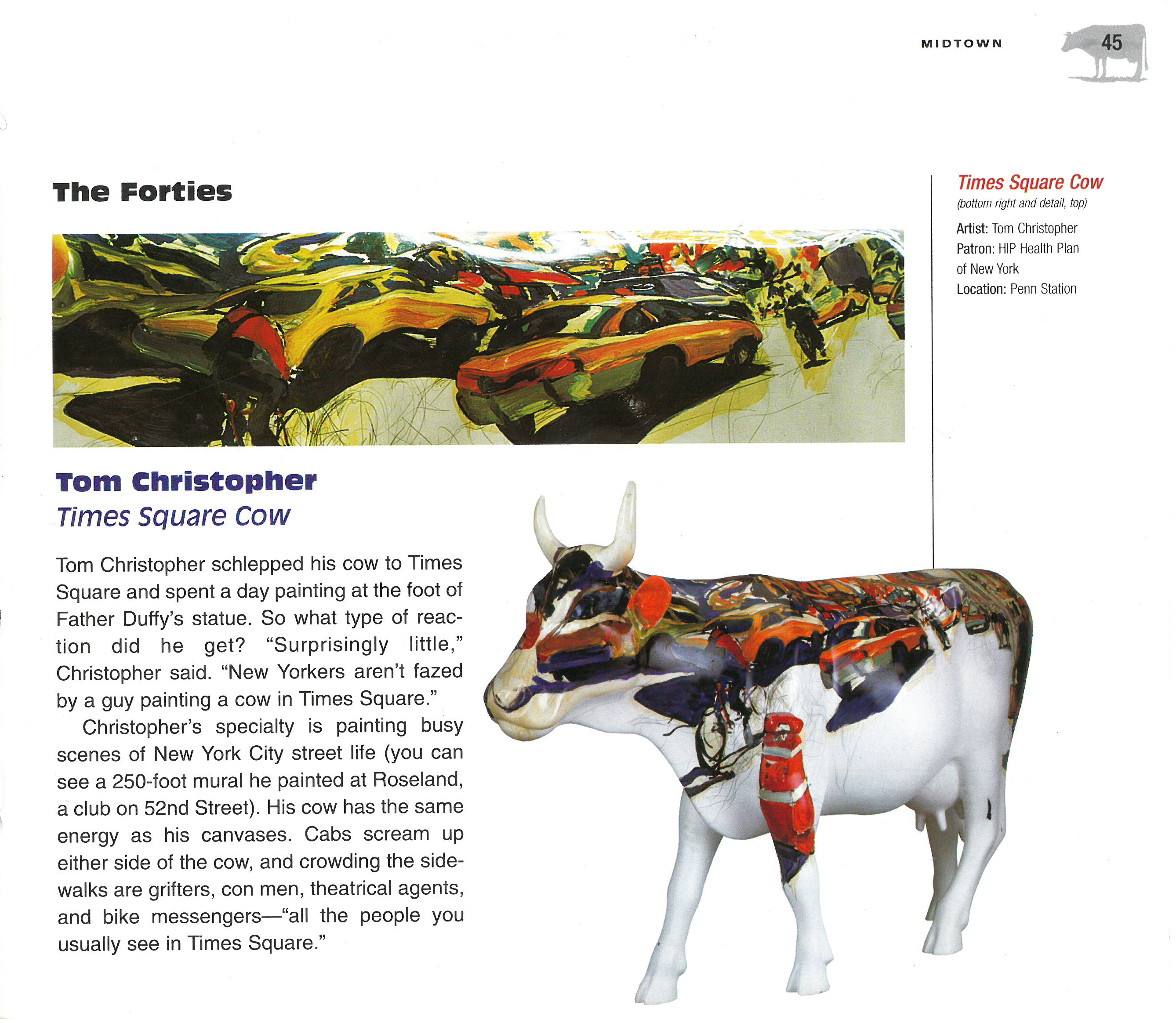 Tom Christopher Cow Page