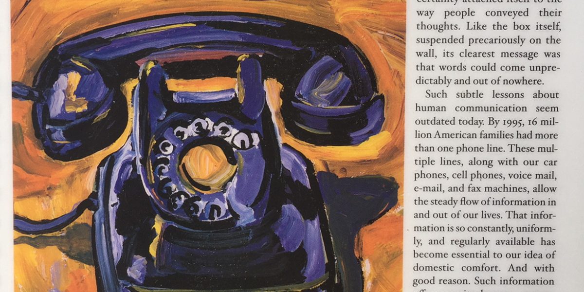 Rotary Telephone Illustration