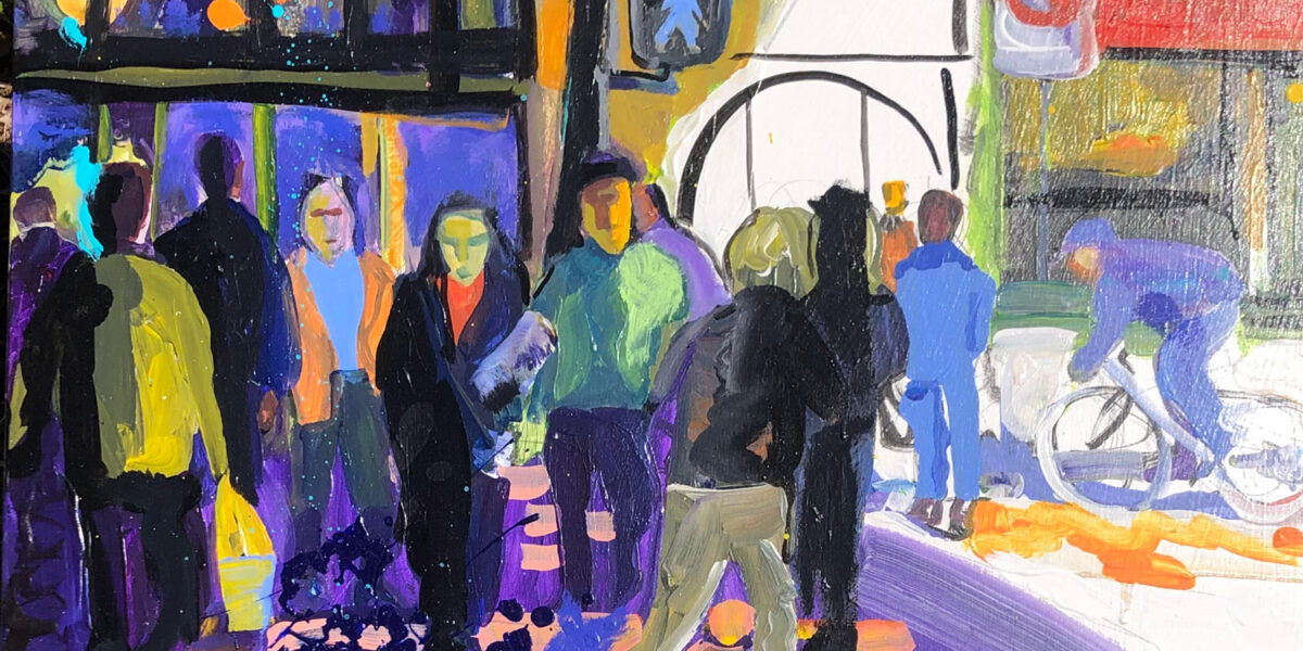 Grand Central In A Ghoulish Kind Of Light 36 x 36