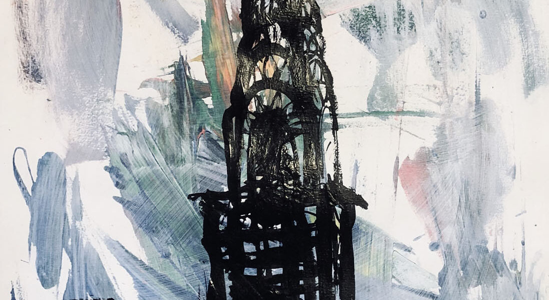 Early Winter 22 x 18 acrylic on watercolor paper