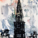 Early Winter 22 x 18 acrylic on watercolor paper