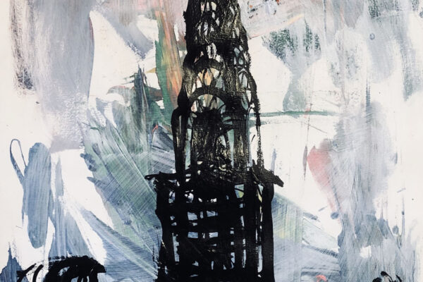 Early Winter 22 x 18 acrylic on watercolor paper