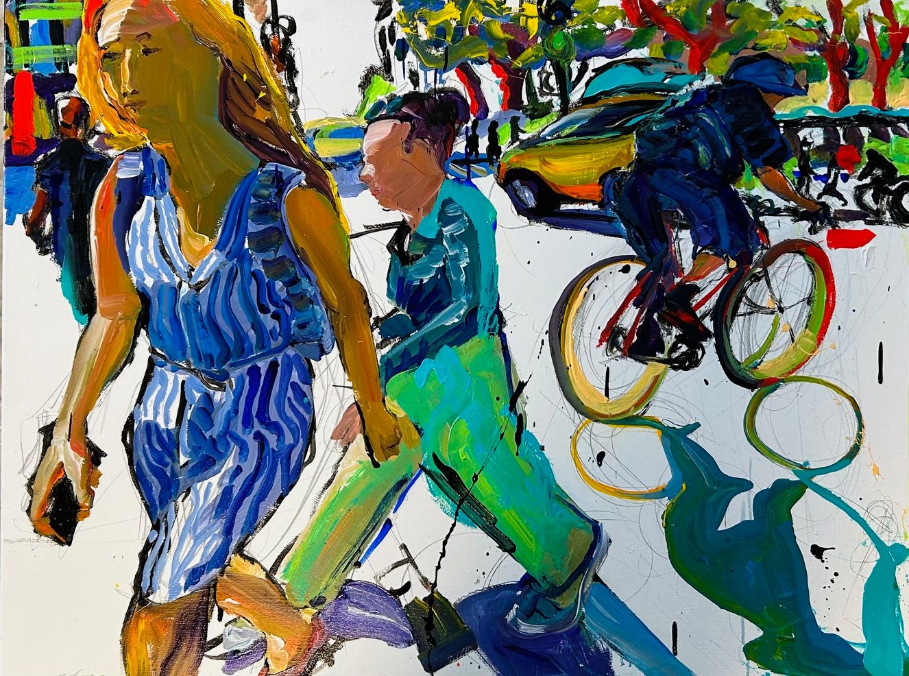 An People Do Love Good Stories, 36 x 48 inches