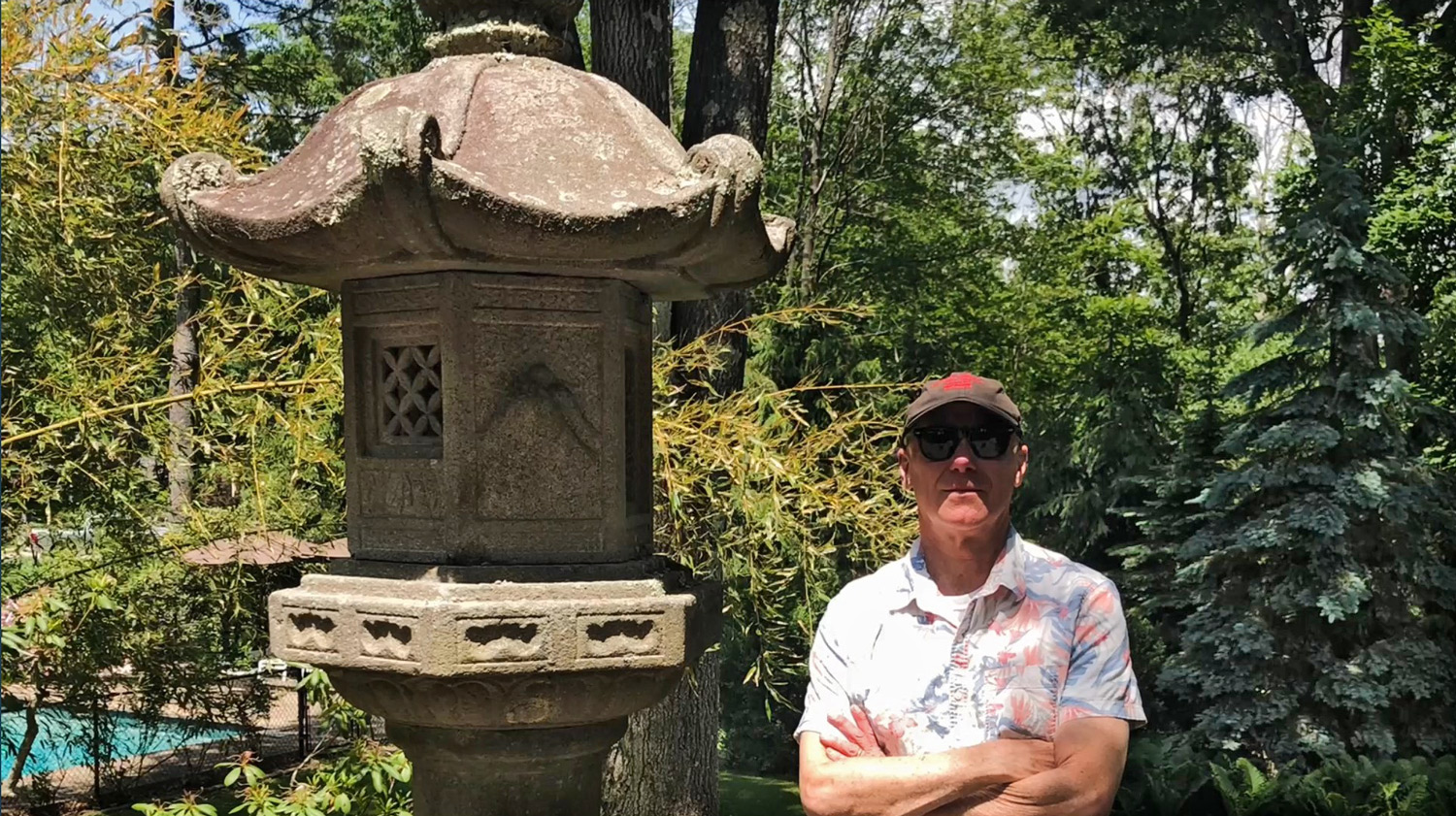 Tom Christopher in Japanese Garden