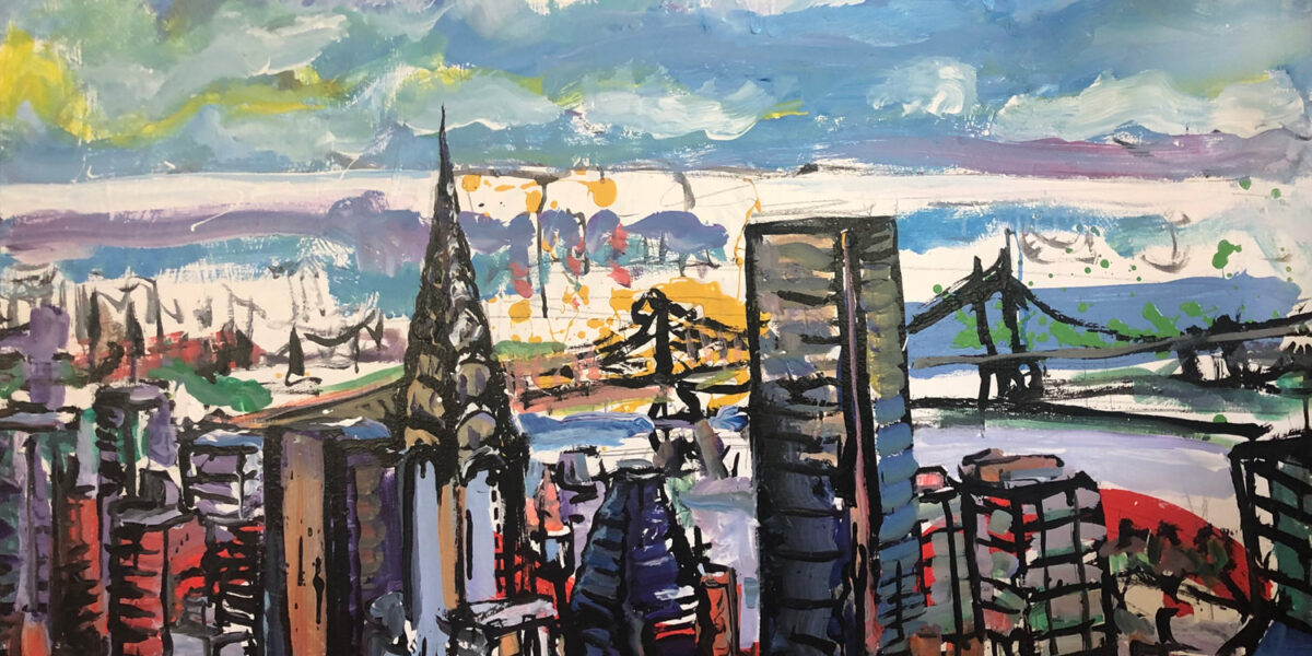 To the East River 30 x 40