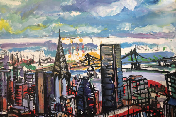To the East River 30 x 40