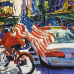Bike Rider Flag