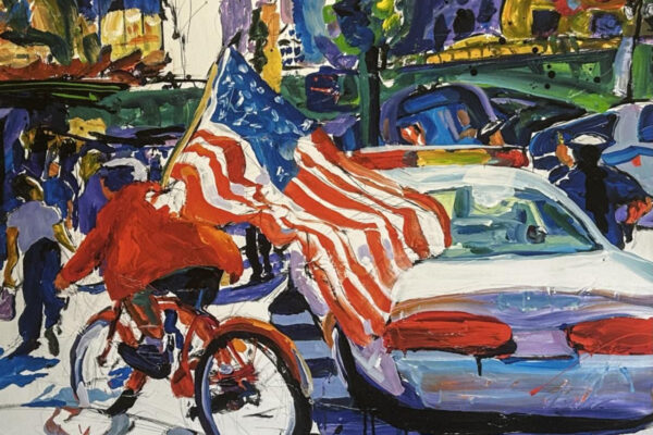 Bike Rider Flag