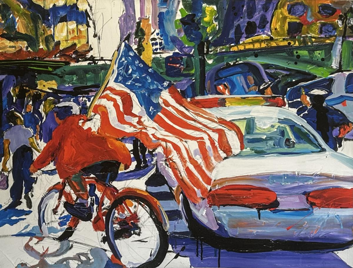 Bike Rider Flag Bike Rider Flag